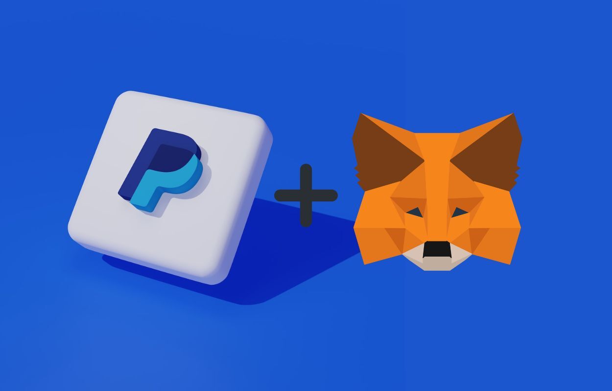 logomarca paypal e metamask